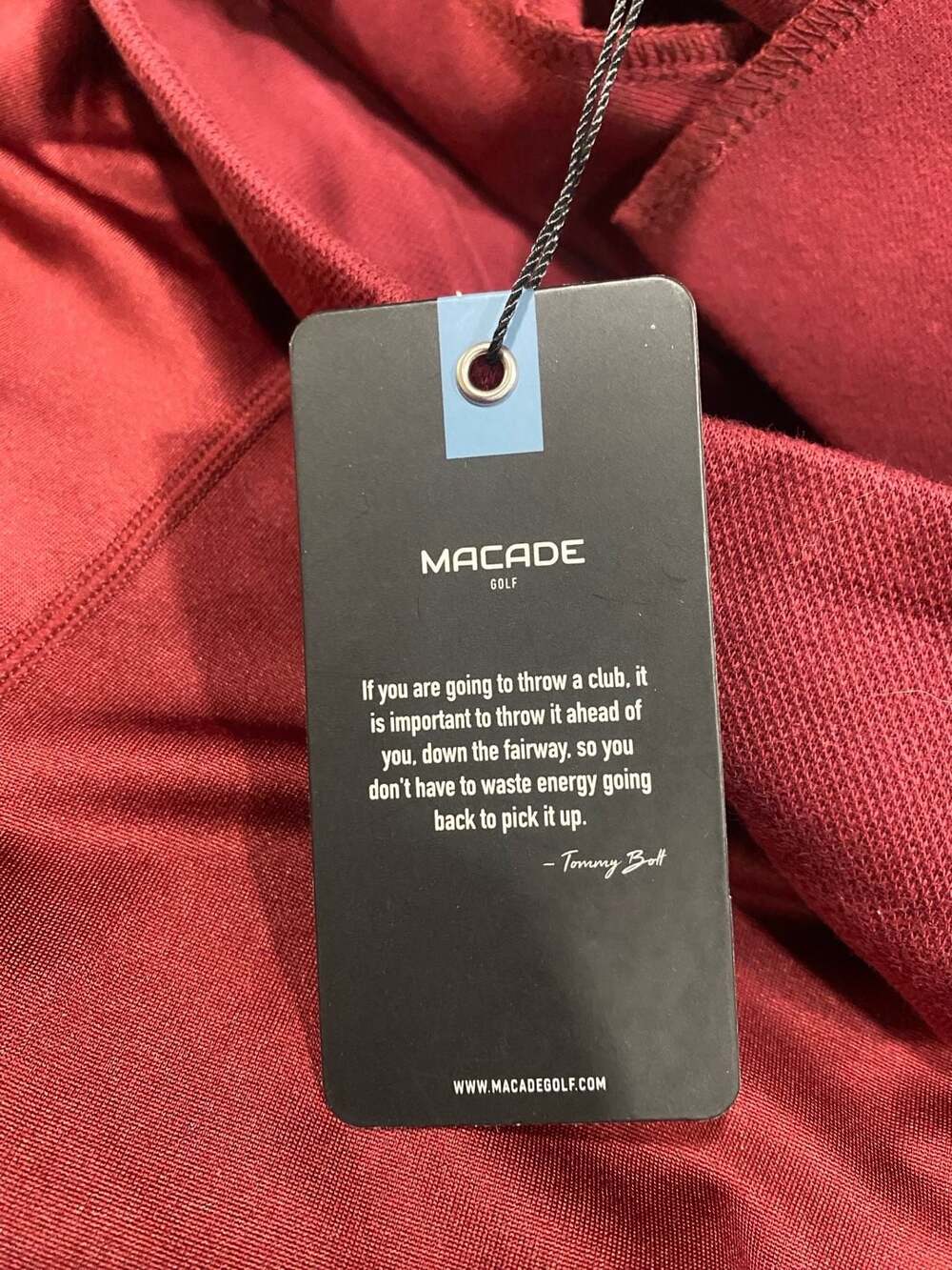 Macade Golf Burgundy Players Flex Skort - Picture 9 of 11